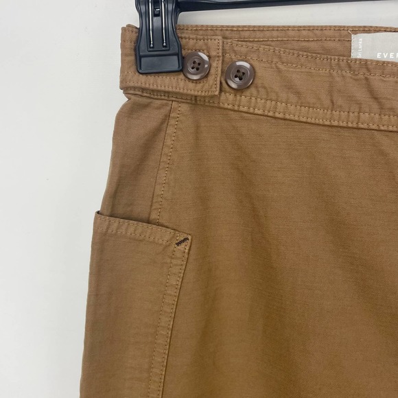 Everlane Womens The Fatigue Barrel Pants Size 2 Walnut Brown - Picture 5 of 10